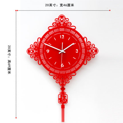 雅刻丽钟表挂钟客厅静音艺术个性创意时尚钟表中国风中国结石英钟